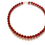 Thumbnail: Carnelian Beaded Necklace and Earring Set