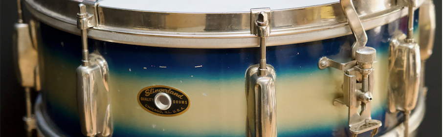 Slingerland 3-Ply Snare - Blue Fade Duco (1950s - 60s)