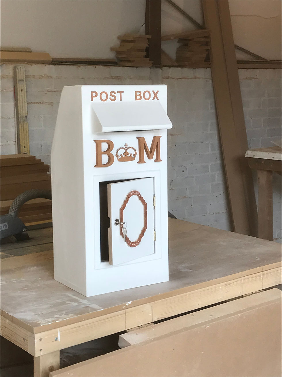 Thumbnail: Gold Vintage Post Box