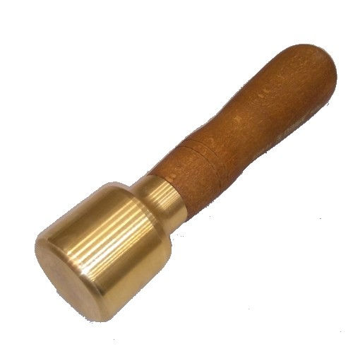 Mazzuolo tondo in ottone 500 grammi