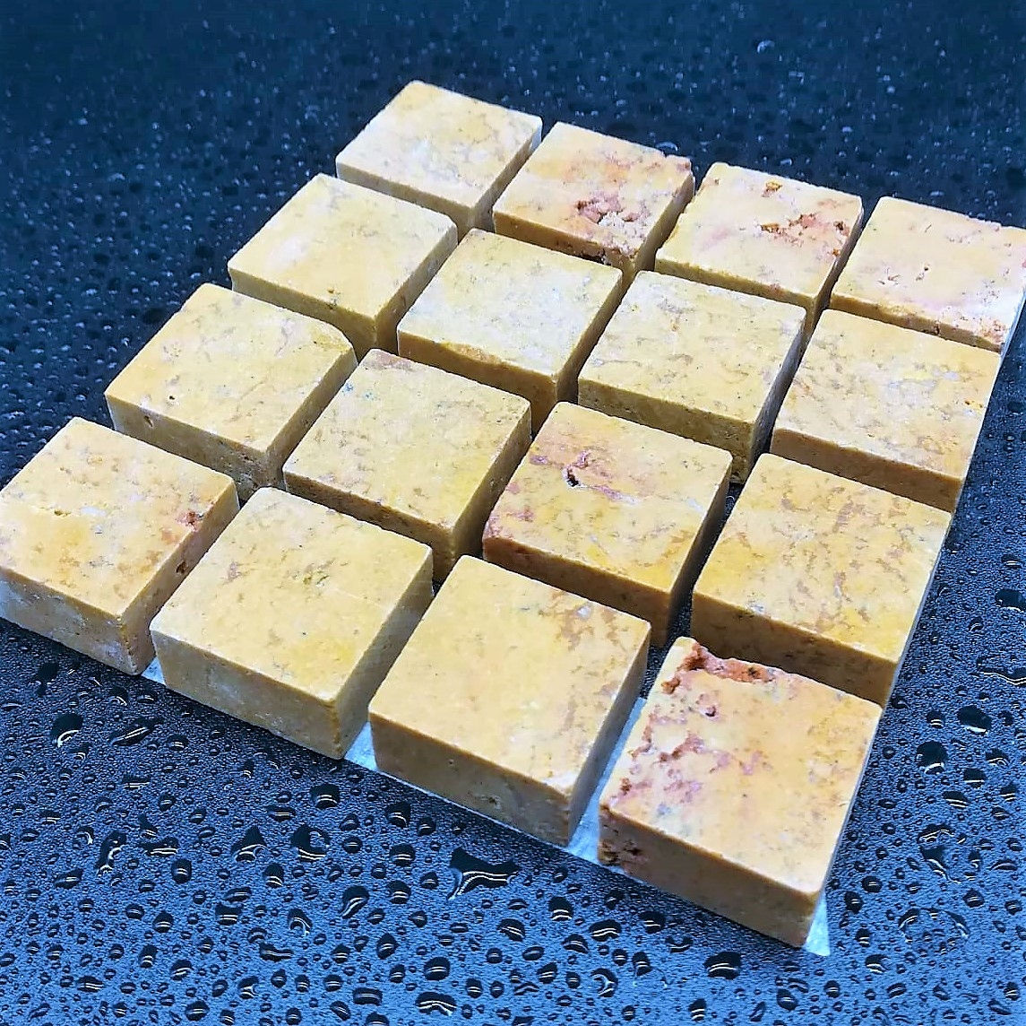 Tesselles pour Mosaïque Travertino Giallo 2x2  kg. 1