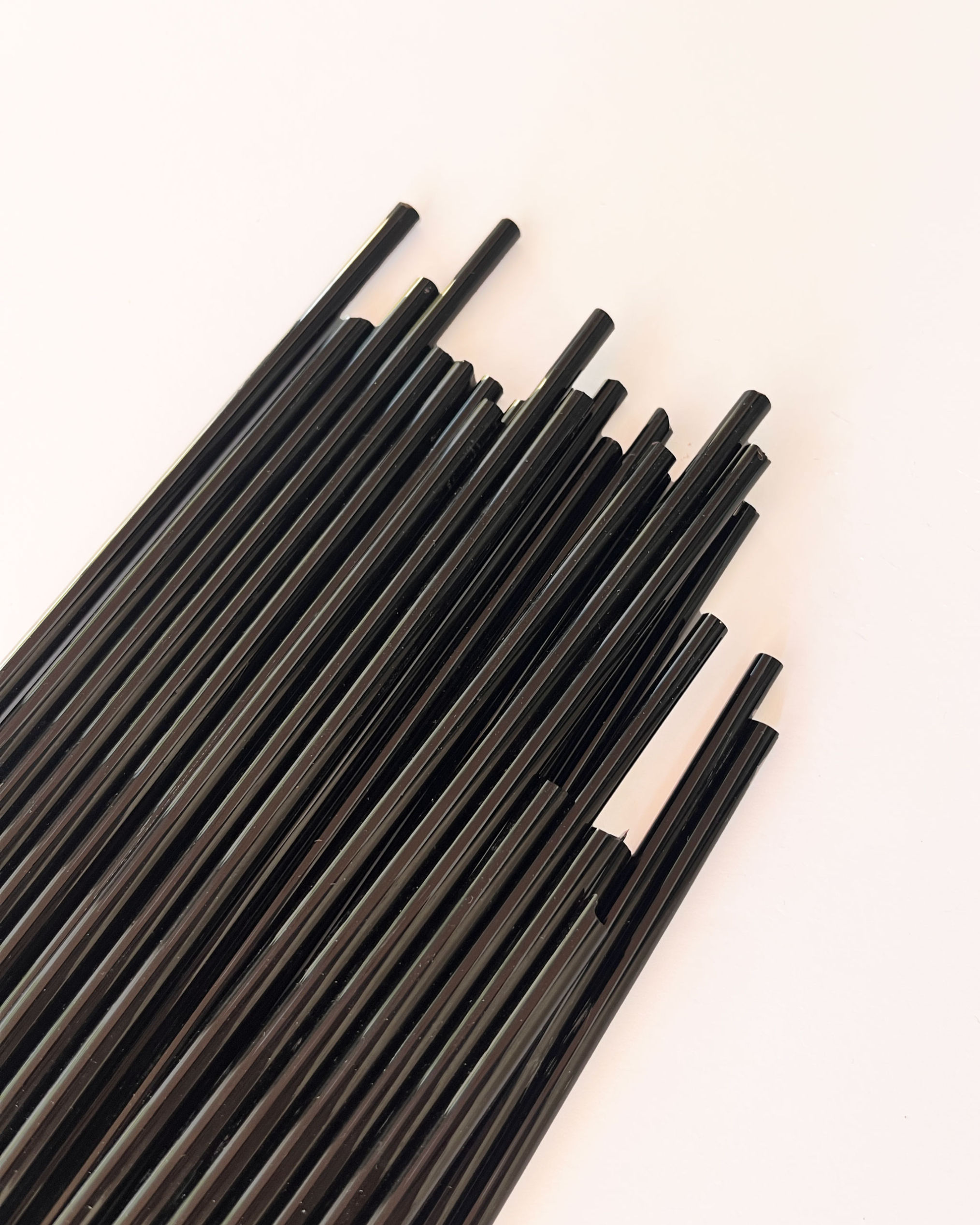 Murano Glass Rods - Absolute Black