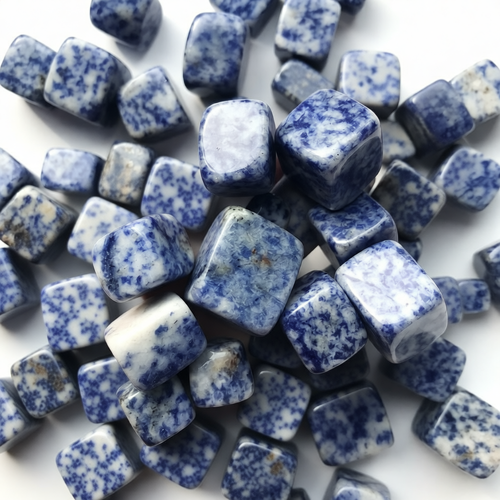 Tesselles pour Mosaïque Azul Sodalite 1x1x1 cm. scié