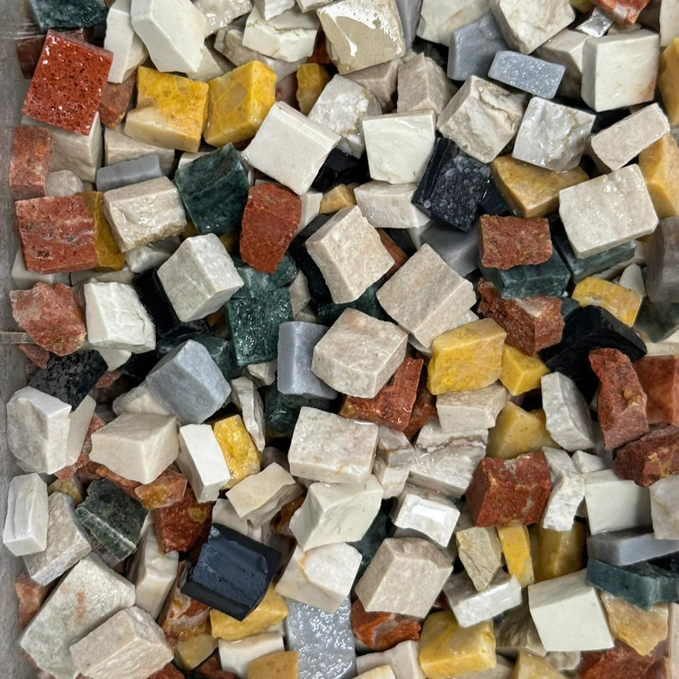 tessere colorate quadrate mosaico