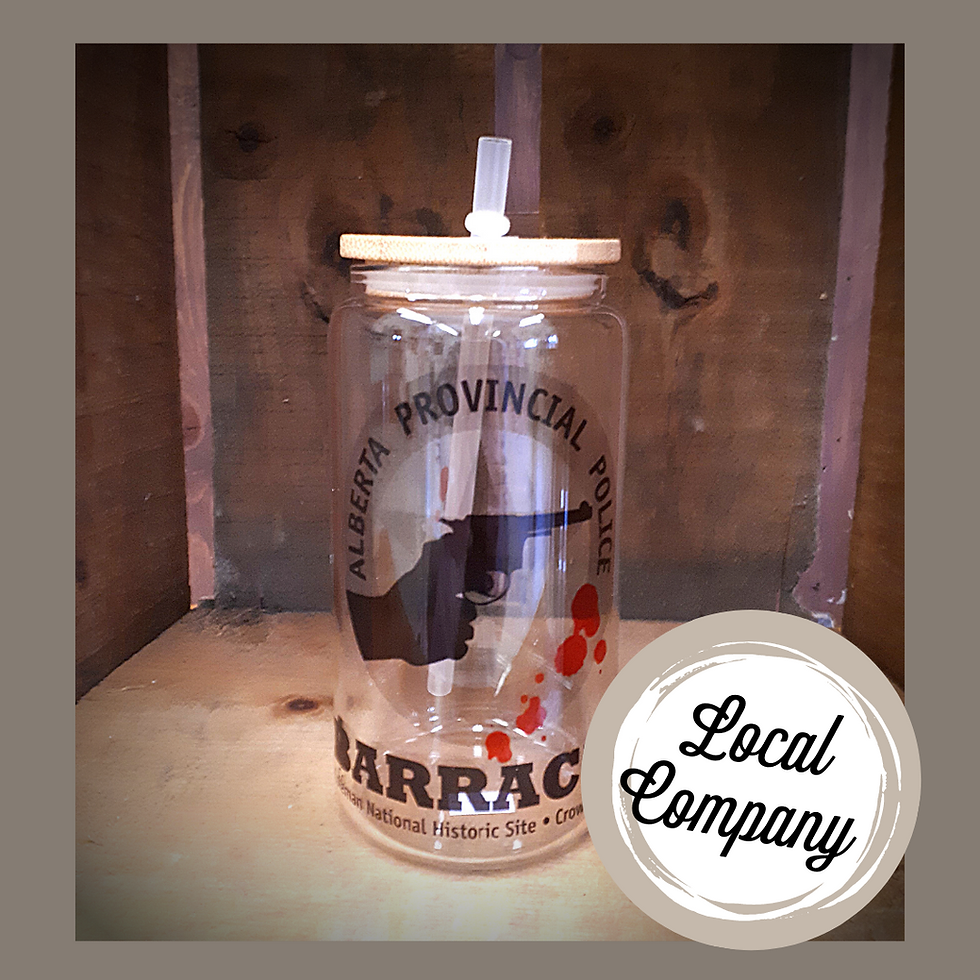 A.P.P. Clear Glass Drink Container with Bamboo Lid crowsnestmuseum