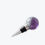 Thumbnail: Purple and Gray Half and Half Wine Stopper