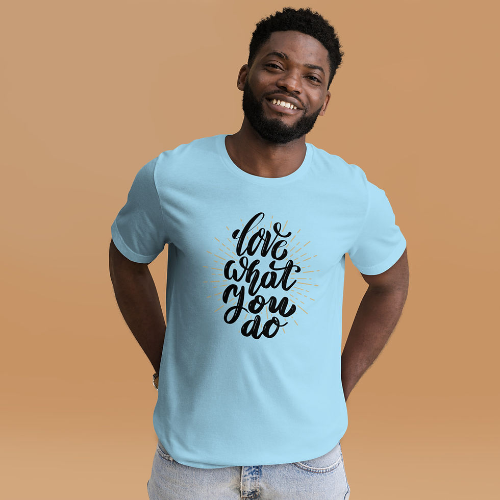 Thumbnail: "Love What You Do" Unisex Cotton T-shirt