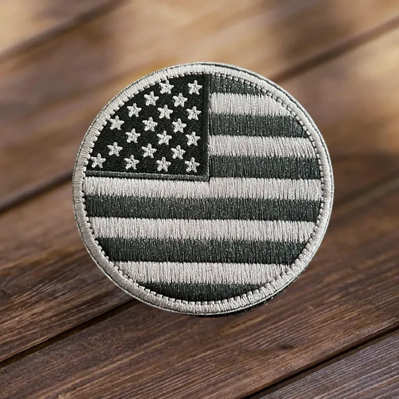 Flag Patch (black/grey)