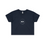 Thumbnail: Womens Cropped Navy Tee