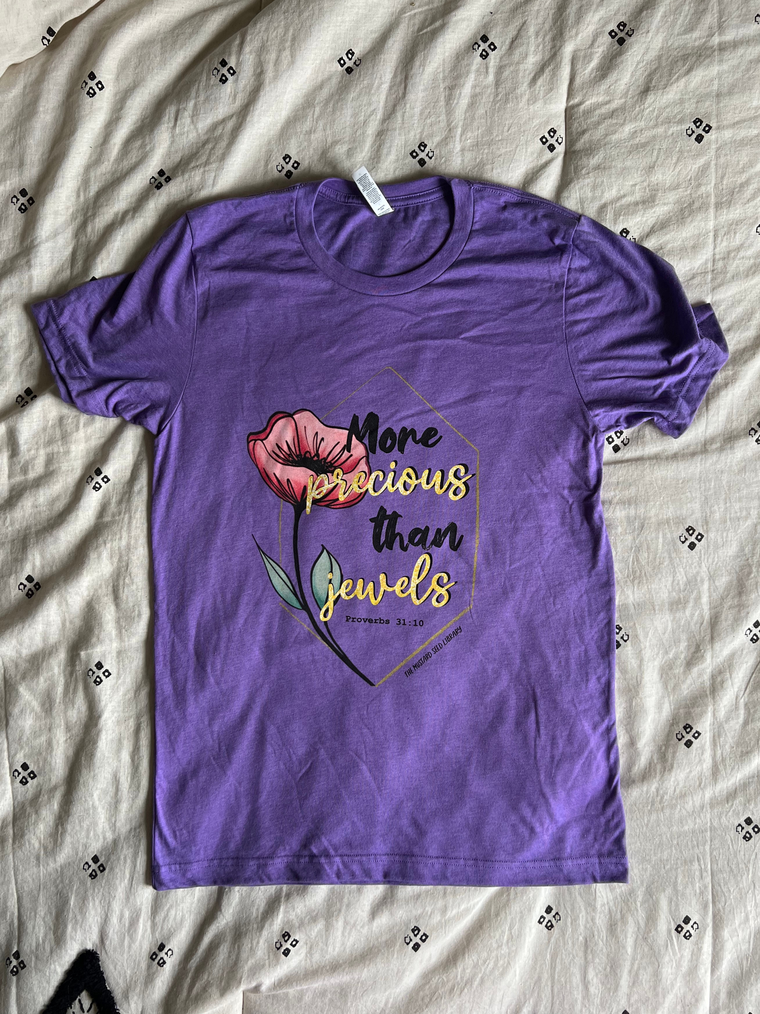 TMSL Proverbs 31 Wife Floral Adult Short Sleeve Tee