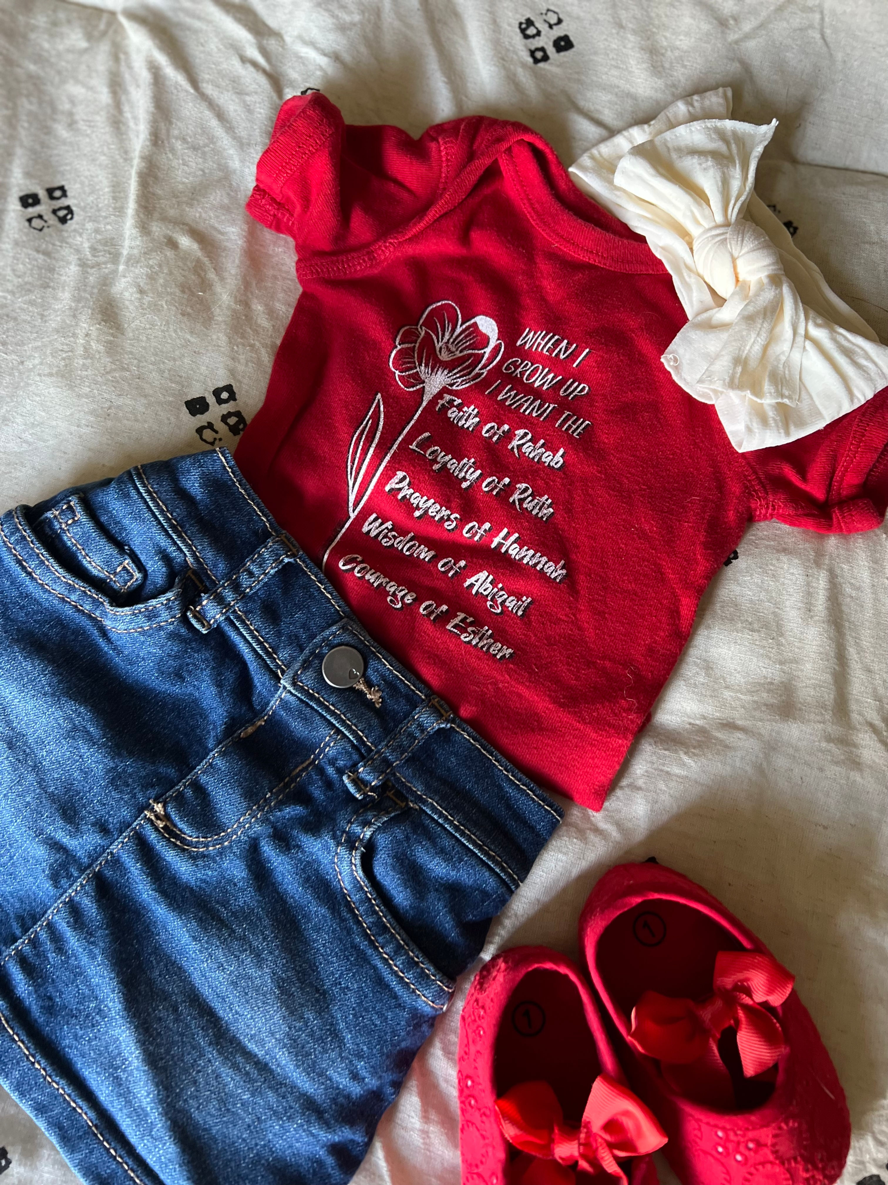 When I Grow Up - Women of the Bible Onesie