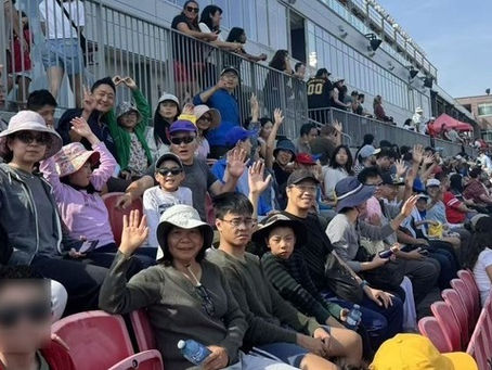 我们去看球赛啦!