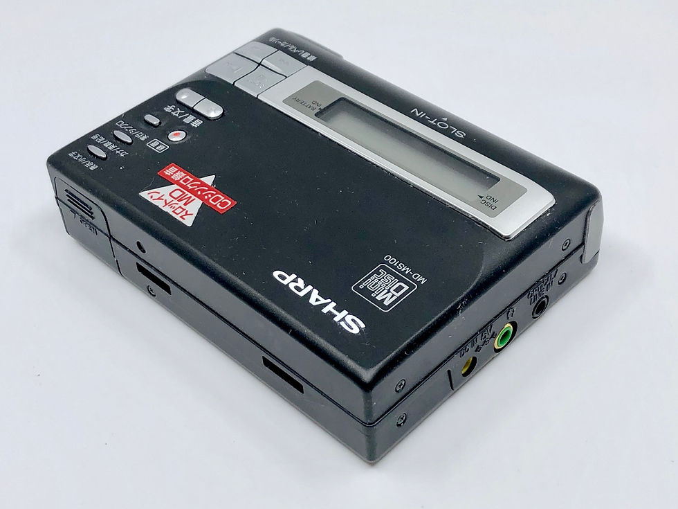 Sharp MD-MS100 MiniDisc Player Black