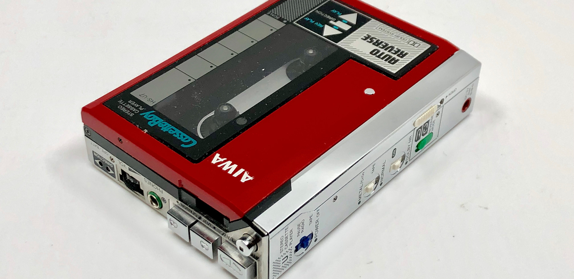 RARE LECTEUR CASSETTE et casque AIWA HS PX-101 Dolby Personal avec RARE LECTEUR CASSETTE et casque AIWA HS PX-101 Dolby Personal avec