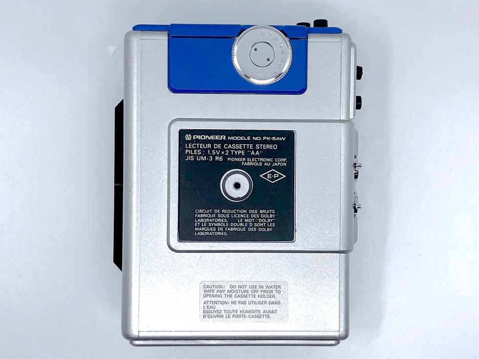 Pioneer PK-5AW Silver All Weather Portable Cassette Player