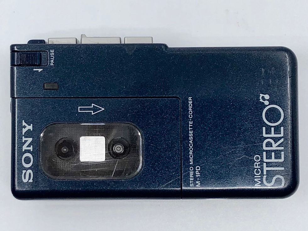 Sony Walkman M-1PD Blue Stereo Microcassette Recorder