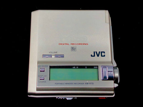 JVC XM-R70SL Silver MD Recorder