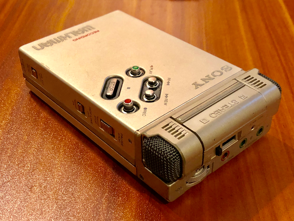 Sony Walkman WMR2 Silver Portable Cassette Recorder