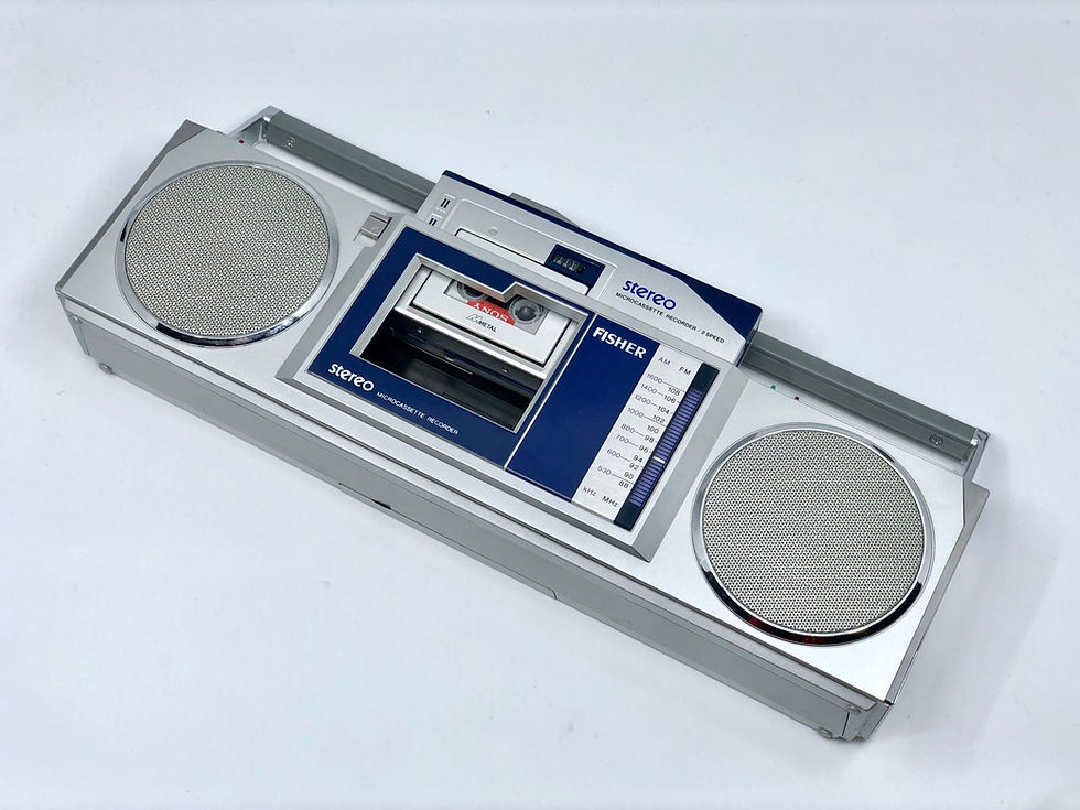 Fisher PH-M85 Stereo/Metal Microcassette Recorder system