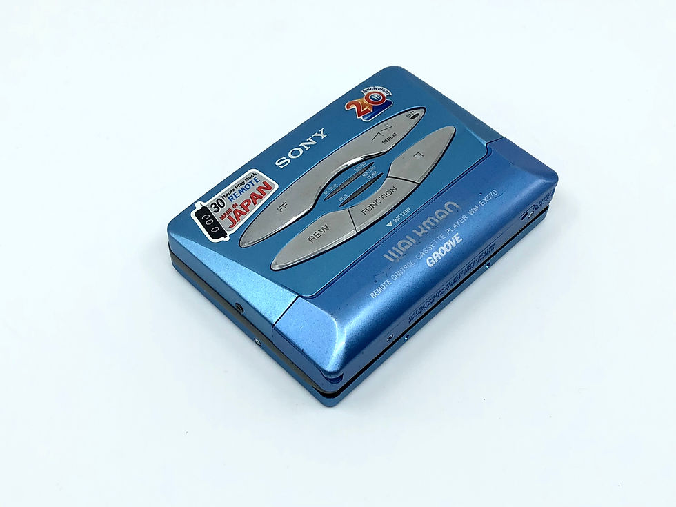 Sony Walkman WM-EX570 Portable Cassette Player Blue