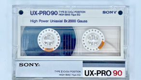 Sony UX-Pro Ceramic Guide Type II CrO2 Position Cassette Tape