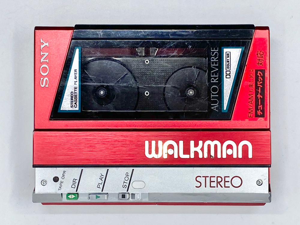 Sony Walkman WM40 Red Portable Cassette Player