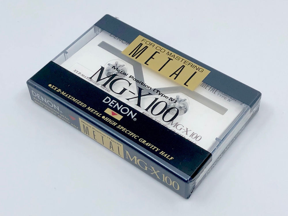 Denon MGX100 Metal Cassette Tape for CD Mastering