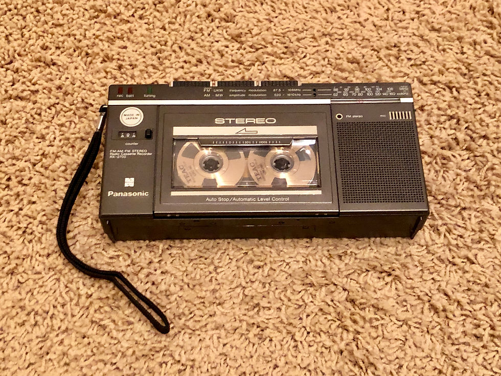 Panasonic RX-2700 Portable Cassette Player Recorder