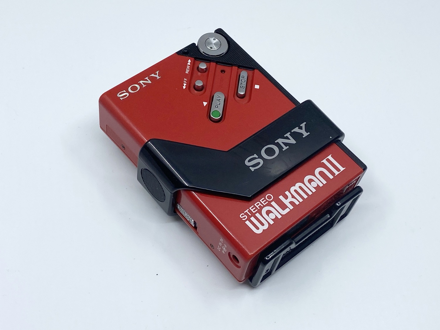 SONY WALKMAN WM-2 Portable Cassette Player Red Junk | eBay