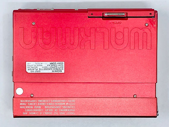 Sony Walkman WM-40 Red Portable Cassette Player