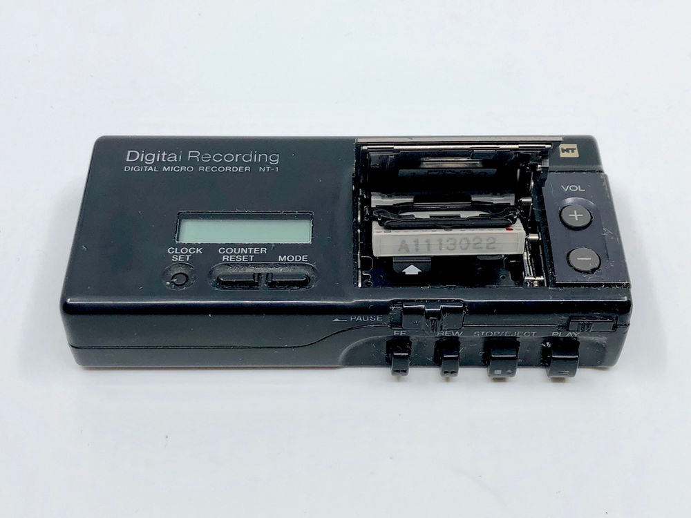 Sony Scoopman NT1 Portable Digital Cassette Recorder + Sony Portable Speaker