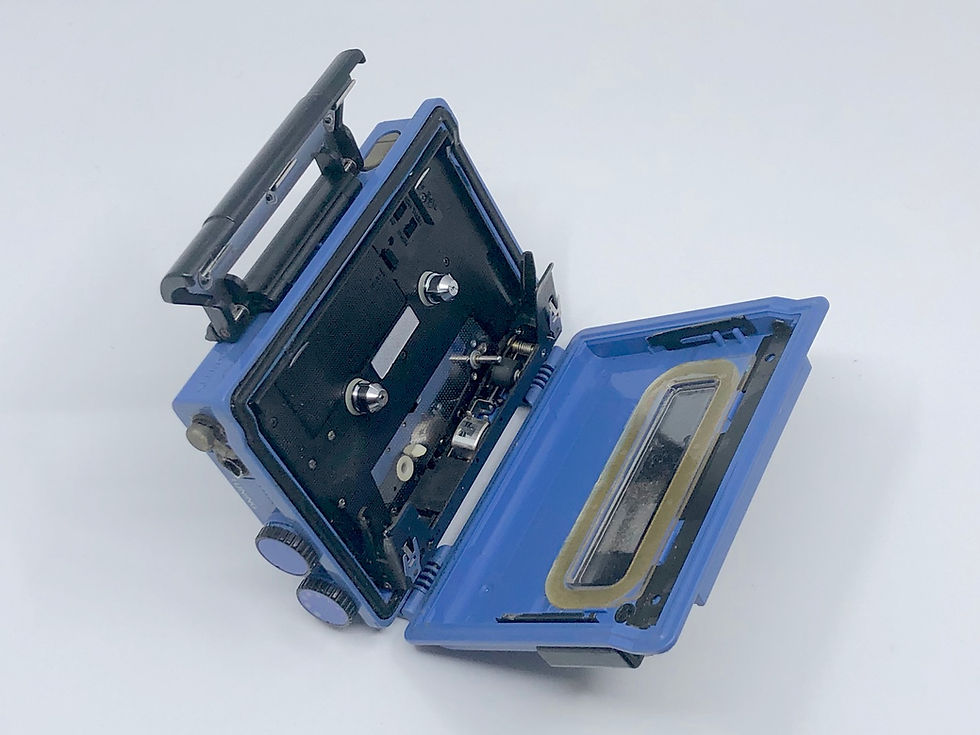 Sony Walkman WM-F5 Blue Weather Proof Portable Cassette Player