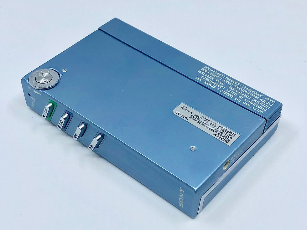 Sony Walkman WM-30 Blue Portable Cassette Player