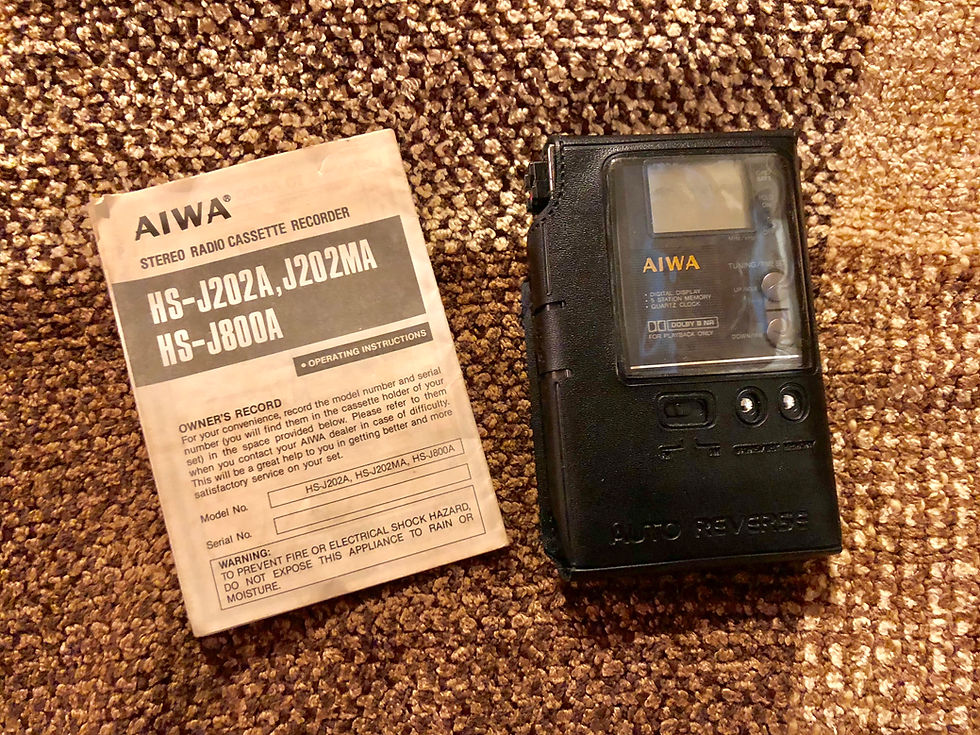 Aiwa HS-J800 Portable Cassette Player