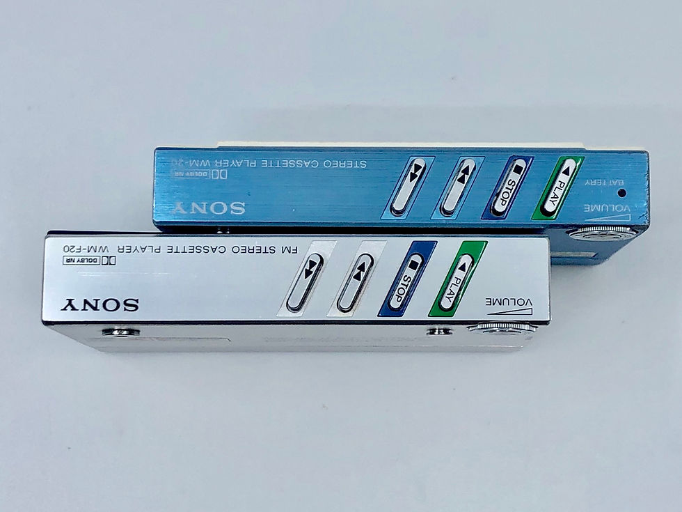 Sony Walkman WM-10, WM-20, WM-30, WM-40, WM-Fx Series Comparison