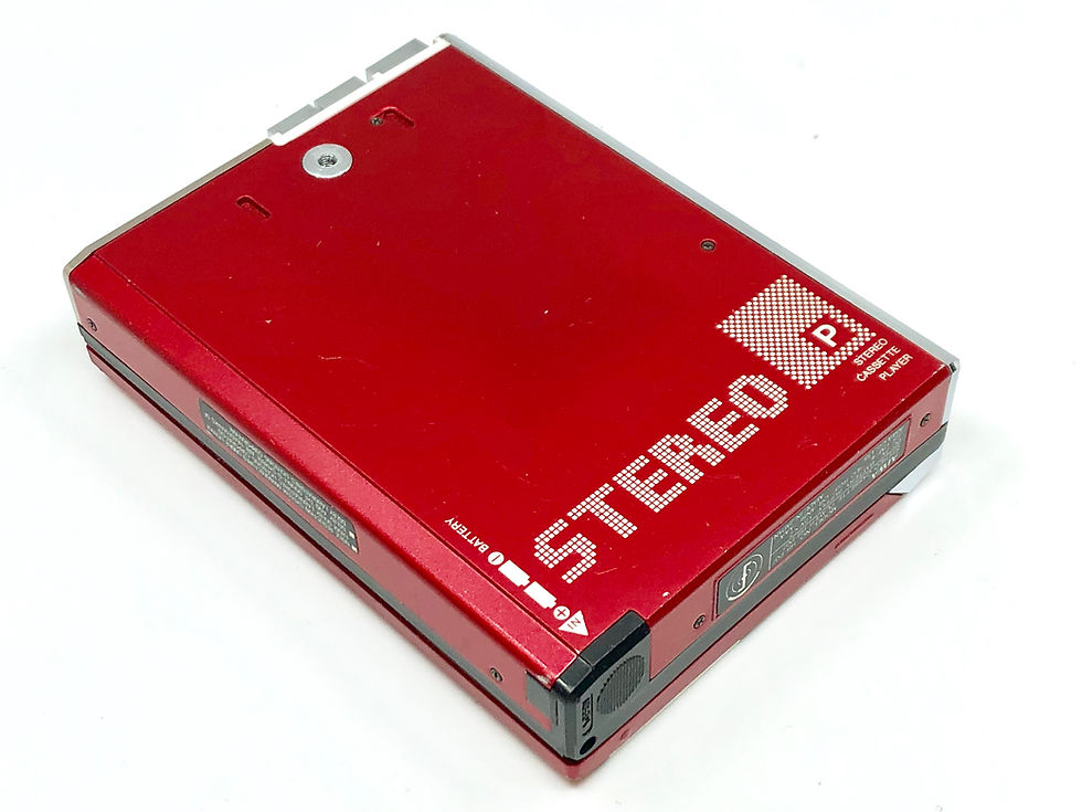 AIWA HS-P7 カセットプレーヤー レッド as-is for parts AIWA HS-P7 Red Portable Cassette Player