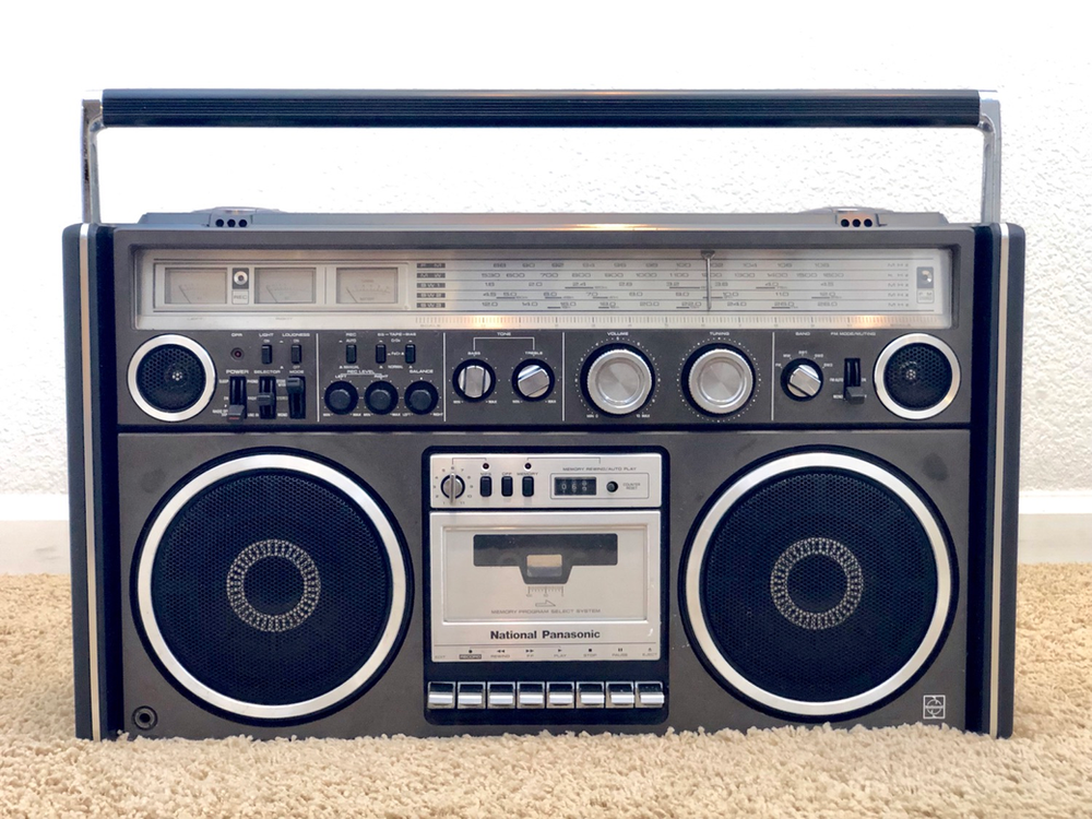 National Panasonic RX7700 Radio Cassette Recorder