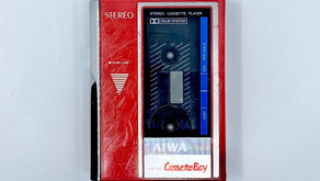 Aiwa CassetteBoy HS-P6 Red Portable Cassette Player