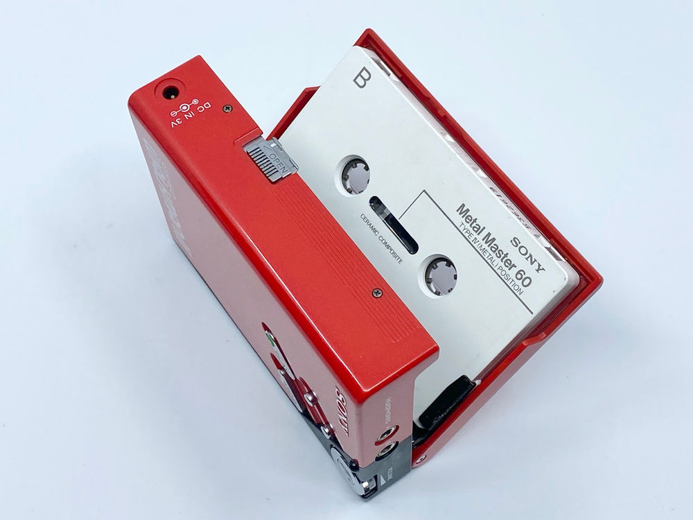 Sony Walkman II WM2 Red Portable Cassette Player