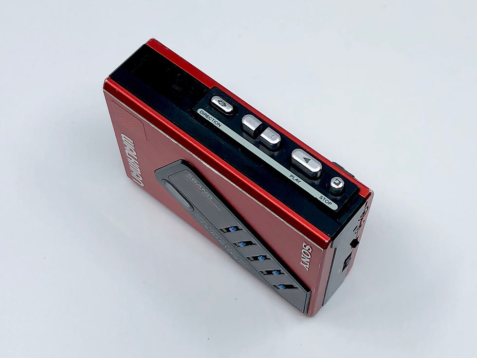 Sony Walkman WM-60 Red Portable Cassette Player with Equalizer