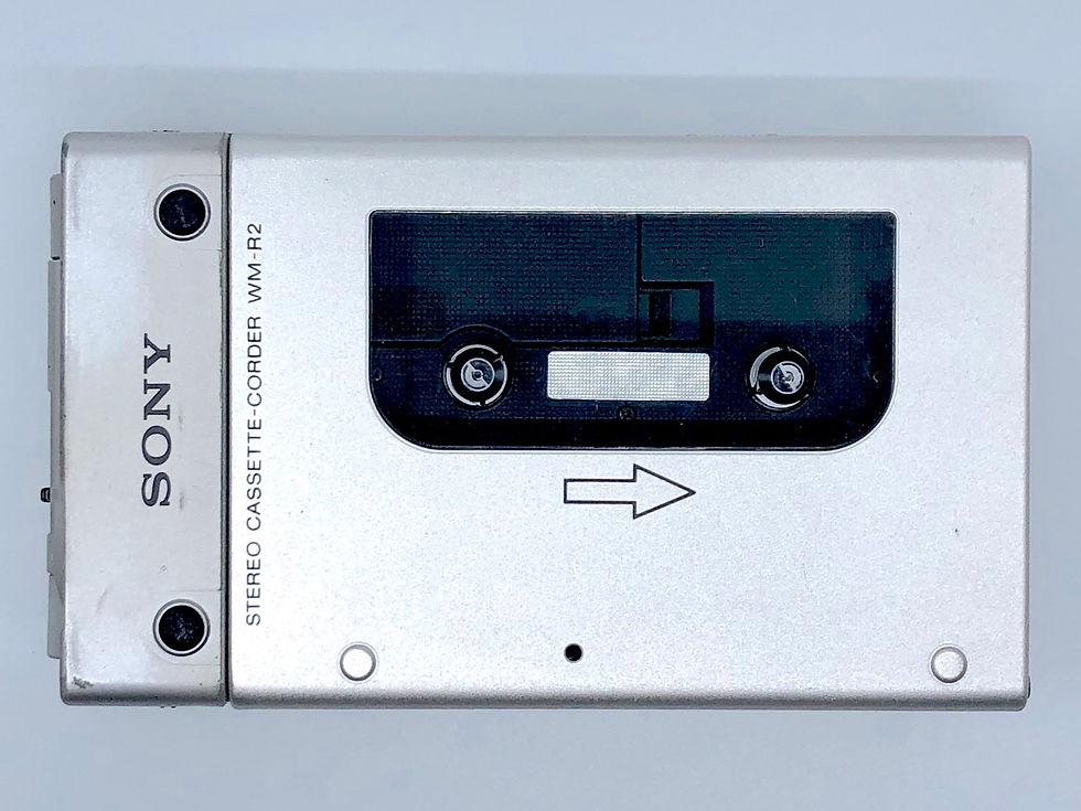 Sony Walkman WM-R2 Silver Portable Cassette Recorder