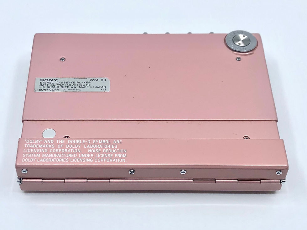 SONY WM-30 ピンク カセットプレーヤー Sony Walkman WM-30 Pink Portable Cassette Player