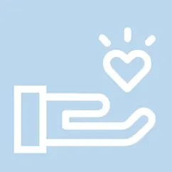 Hand holding heart icon