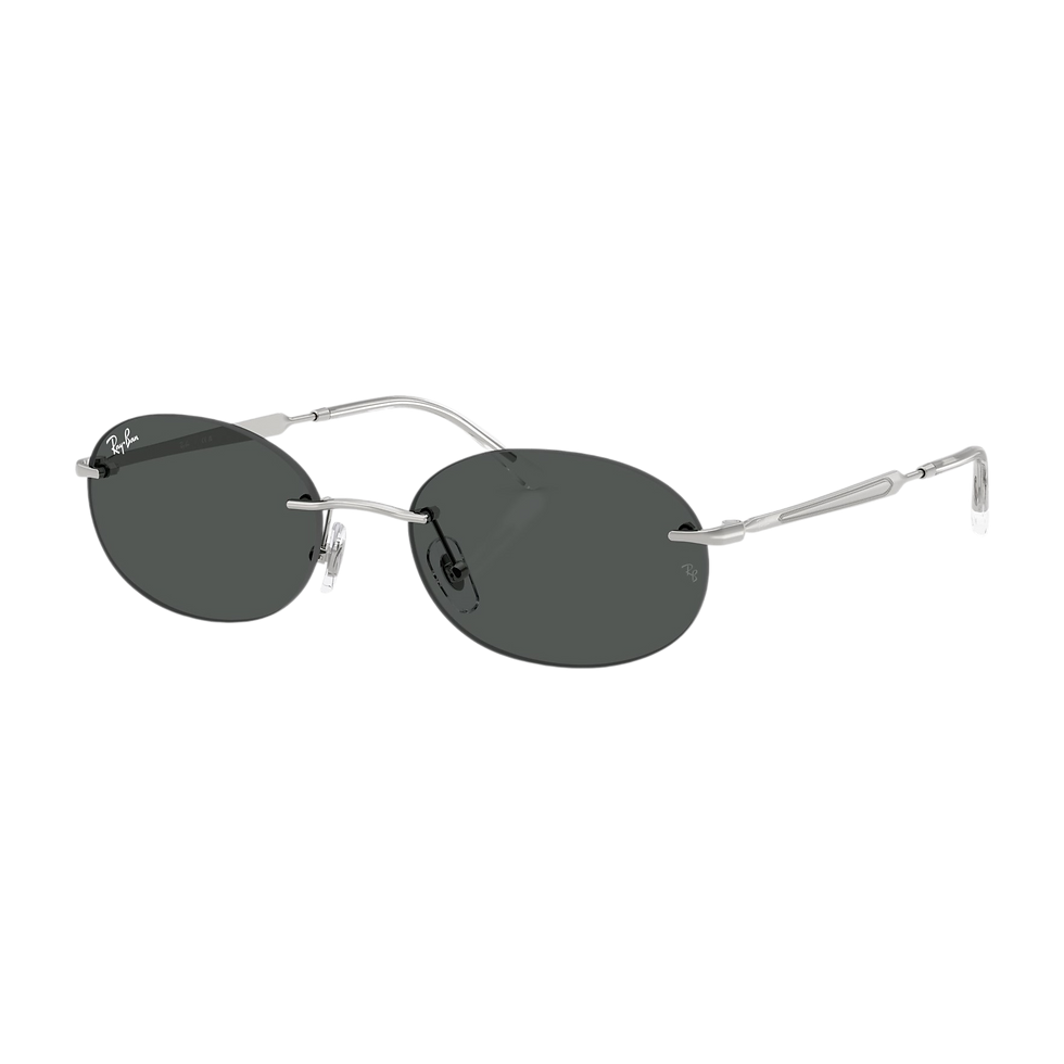 Küçük resim: Ray-Ban RB 3767 Çerçevesiz Oval Kadın Güneş Gözlüğü (54 Ekartman)