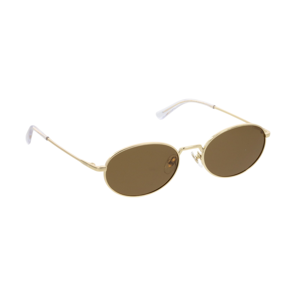 Küçük resim: Hawk HW2326 Unisex Güneş Gözlüğü - Oval İnce Çerçeve 54 Ekartman