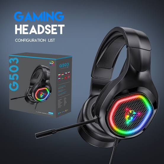 G503 black Gaming Headphones