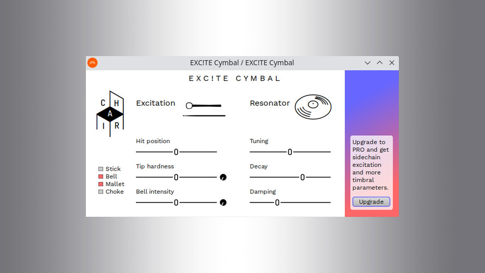 Chair Audio - Excite Cymbal product image