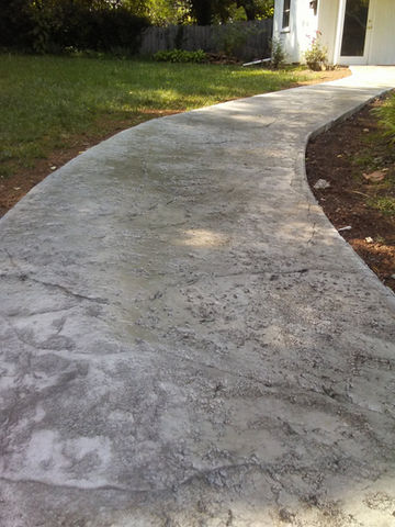 site preparation and concrete pathways, slabs and patios