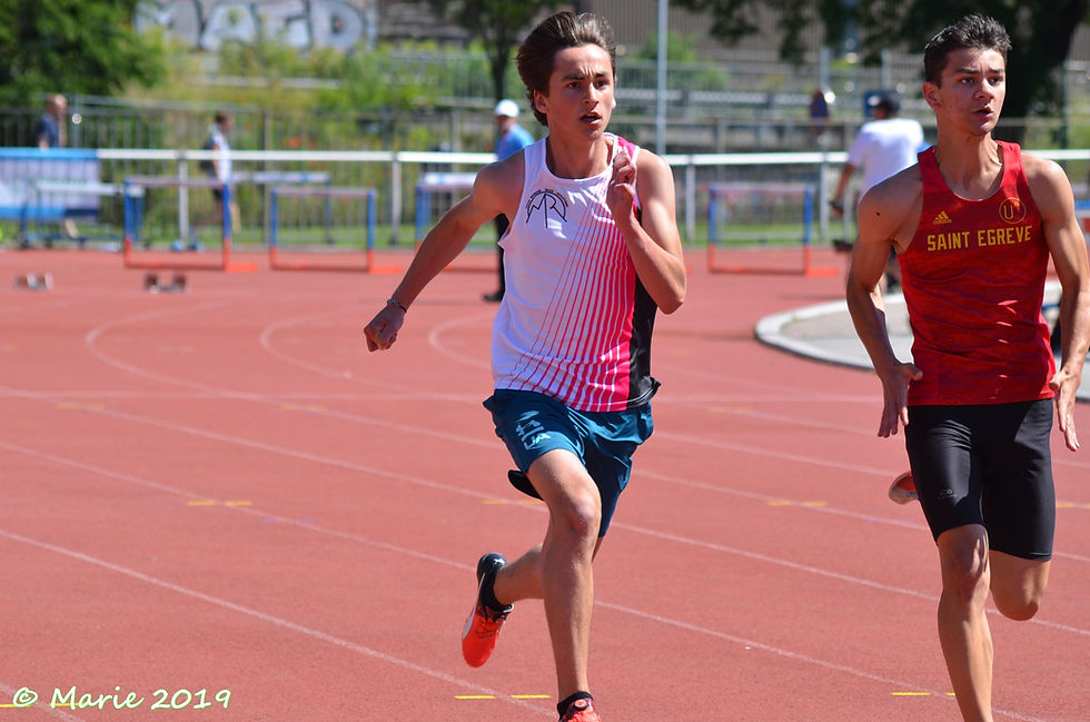 Léo aux championnats des Alpes 2019