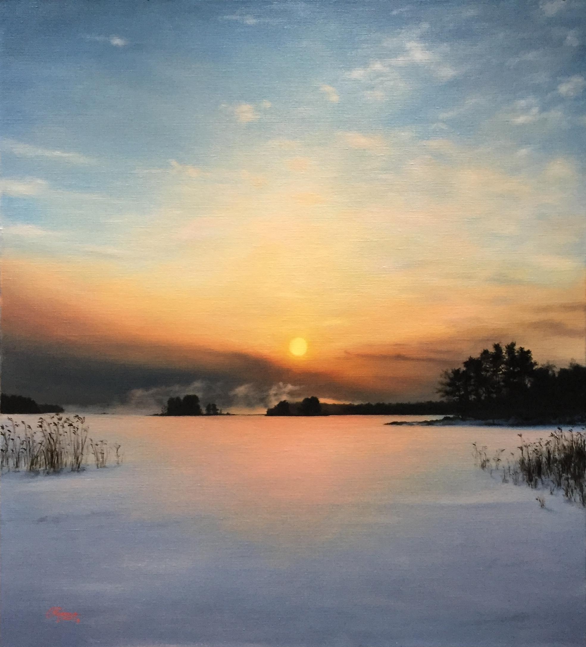 Sunset in Winter, Rafael Guerra